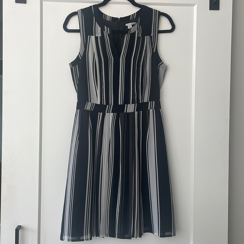 Dress - halogen black and white